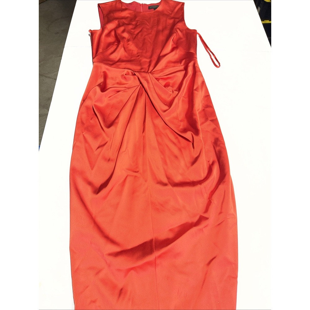 Donna Karan Women Sleeveless Red Dress Size 2 - Picture 13 of 16
